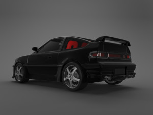 honda crx 1988-1991 3D Model