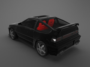 honda crx 1988-1991 3D Model