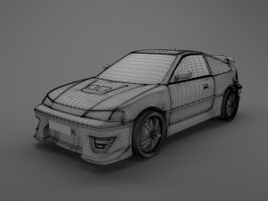 honda crx 1988-1991 3D Model