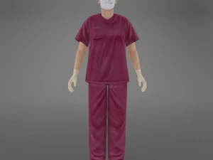 woman doctor 3D Model