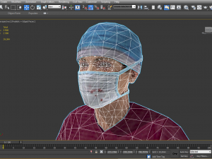 woman doctor Modello 3D