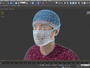 woman doctor Modello 3D