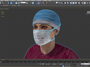 woman doctor Modello 3D