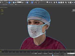 woman doctor 3D Model