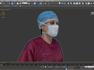 woman doctor 3D Model