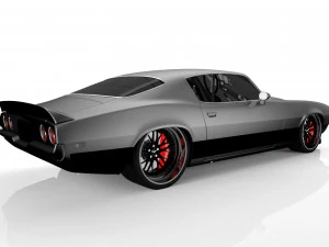 chevrolet camaro 1970 touring 3D Model