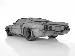 chevrolet camaro 1970 touring 3D Model