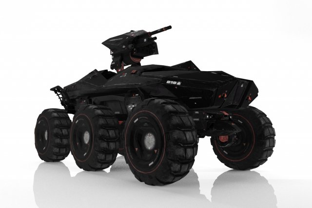 goliath ugv btr Modello 3D .c4d .max .obj .3ds .fbx .stl .blend 