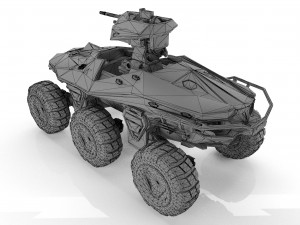 goliath ugv btr Modello 3D