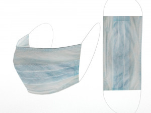 surgical face mask 3D Model