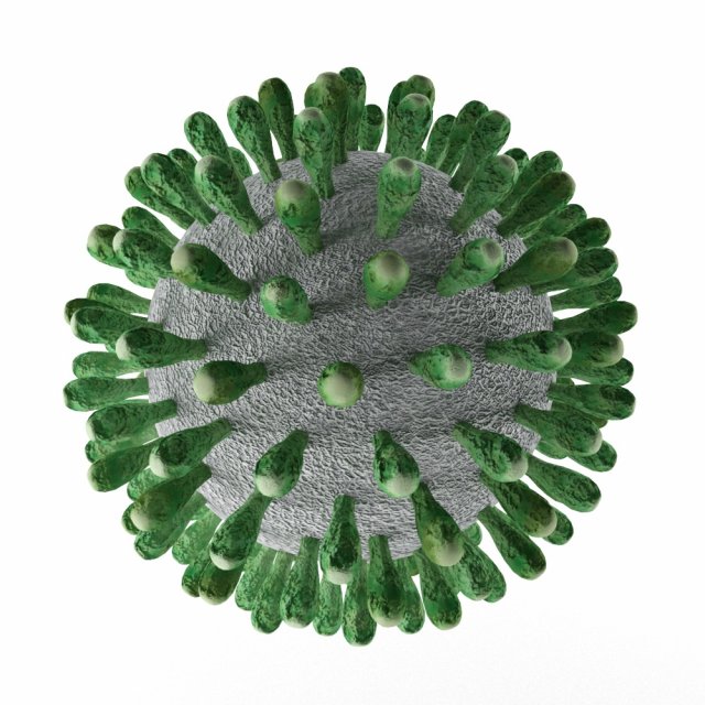 decorative coronavirus covid-19 Model 3D .c4d .max .obj .3ds .fbx .stl .blend 