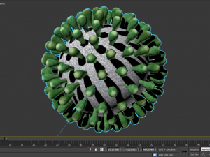 decorative coronavirus covid-19 Model 3D