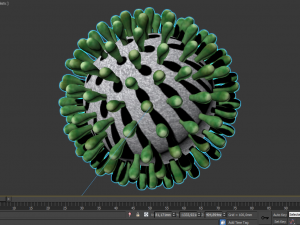 decorative coronavirus covid-19 Model 3D
