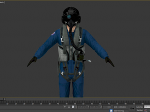 military pilot 3D Model