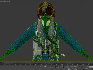 military pilot 3D Model