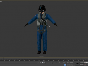 military pilot 3D Model