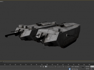saint-chamond tank 3D Model