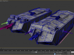 saint-chamond tank 3D Model