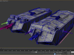 saint-chamond tank 3D Model