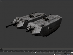 saint-chamond tank 3D Model