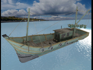 fishing boat 3D Model