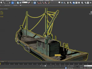 fishing boat 3D Model