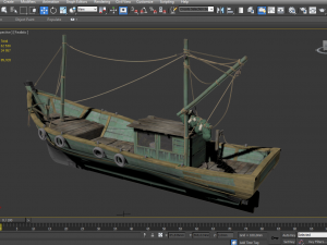 fishing boat 3D-Modell