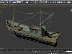 fishing boat 3D Model