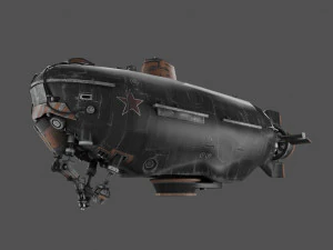 unmanned submarine 3D Model