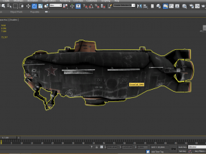 unmanned submarine 3D 模型