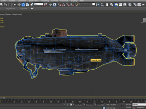 unmanned submarine 3D 模型