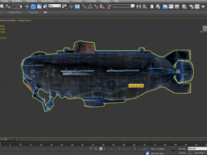 unmanned submarine 3D Model