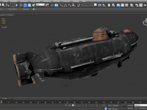 unmanned submarine 3D 模型