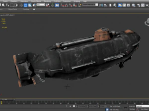 unmanned submarine 3D Model