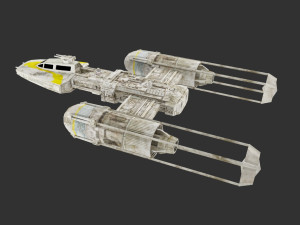 star wars x wing 2 starfighter Model 3D