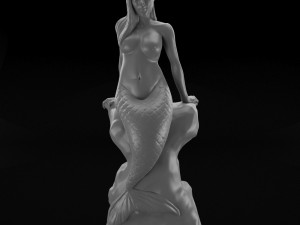 nude mermaid 3D 打印模型