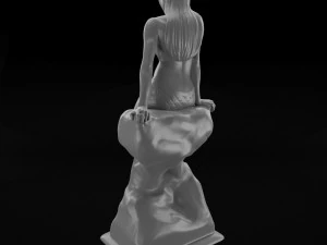 nude mermaid 3D Print Model