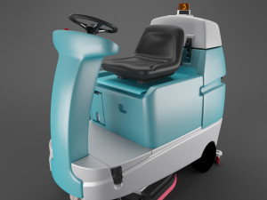 ride on scrubber dryer 3Dモデル
