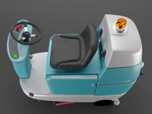 ride on scrubber dryer 3D Модель