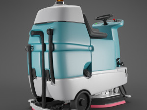 ride on scrubber dryer 3D Модель