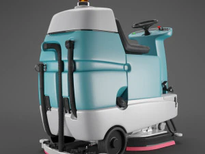 ride on scrubber dryer 3D Model