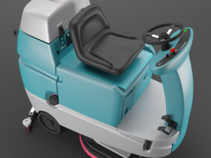 ride on scrubber dryer 3D Модель