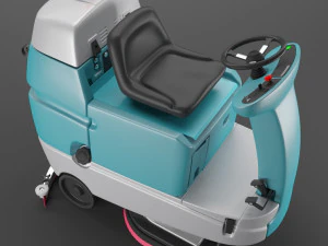 ride on scrubber dryer 3D Model