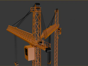 grue &agrave; tour Modèle 3D