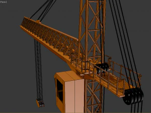 tower crane 3D Model