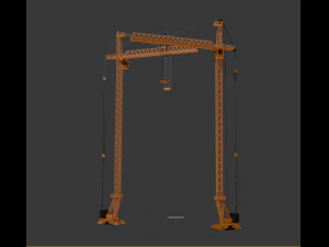 tower crane 3D Model
