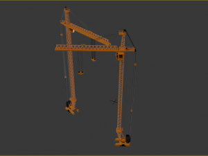 tower crane 3D Model