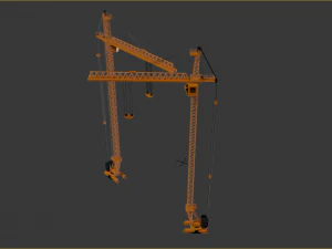 tower crane 3D Model