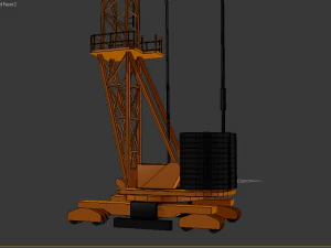 tower crane 3D Model