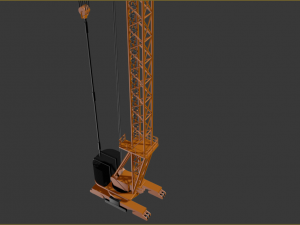 tower crane 3D Model